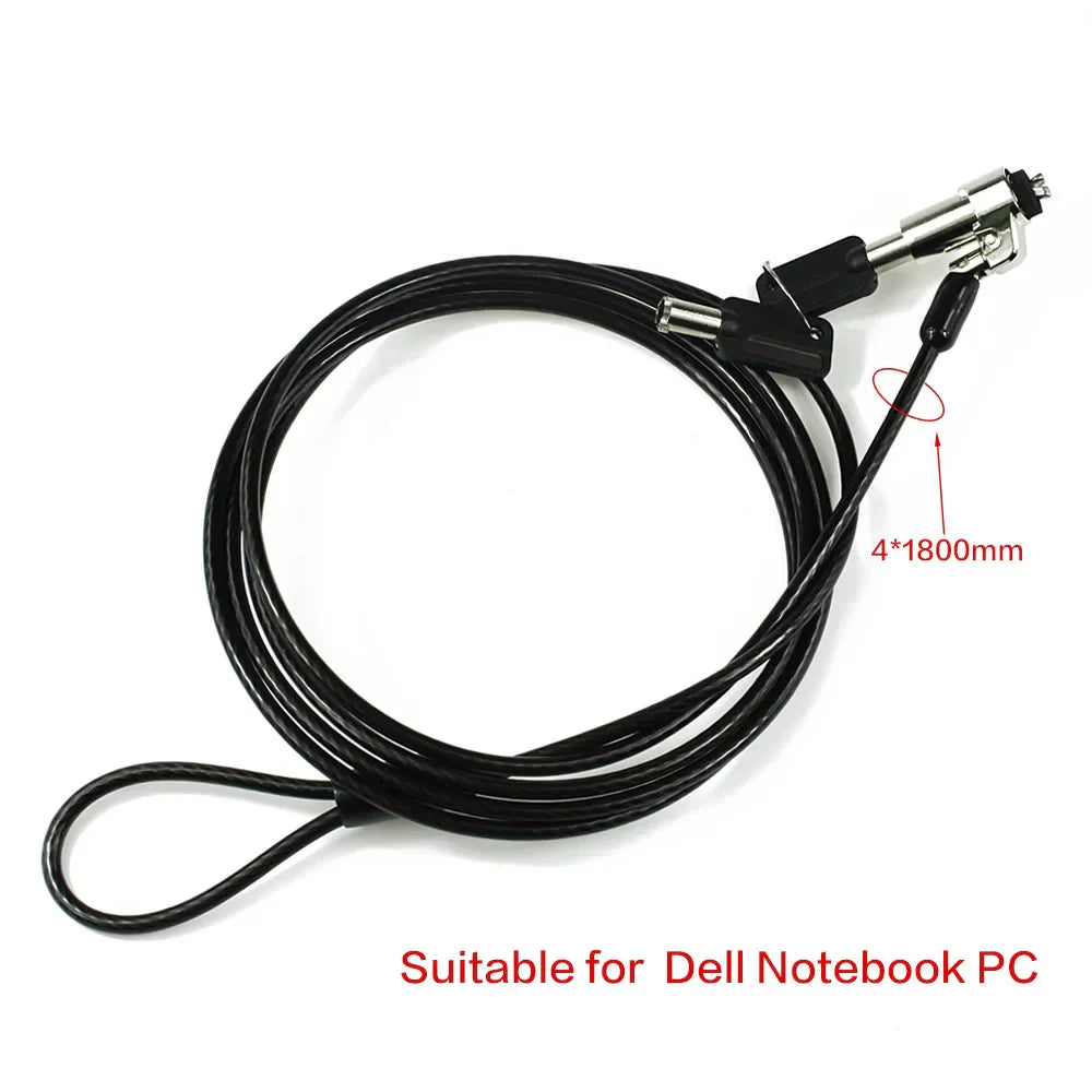 Manufacturer New Anti-thief Security Cable Wedge Laptop Lock