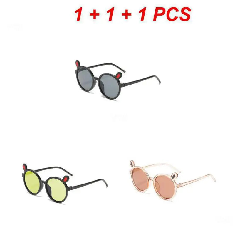 1~4PCS Kids Sunglasses Portable Colorful Fashion Summer Eyewear