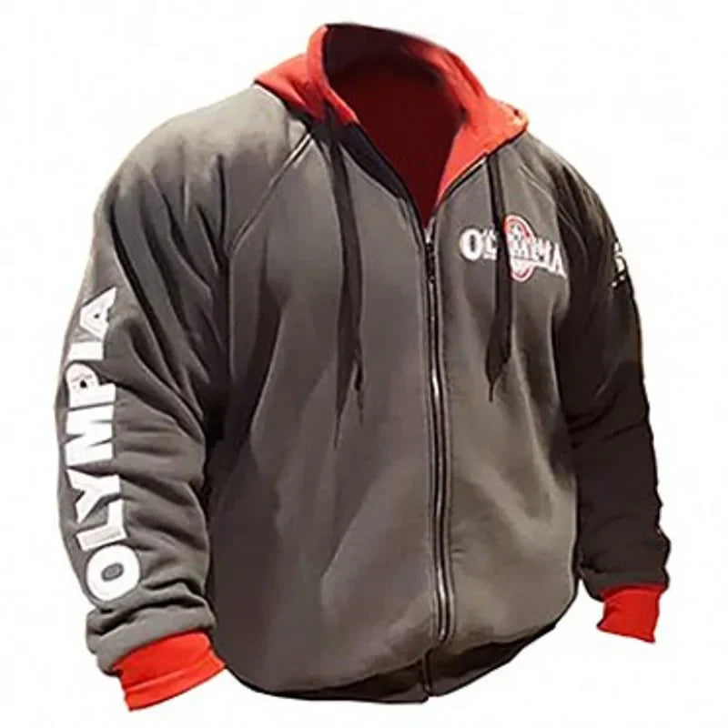 2023 OLYMPIA Men Gyms Hoodies Gyms Fitness Bodybuilding