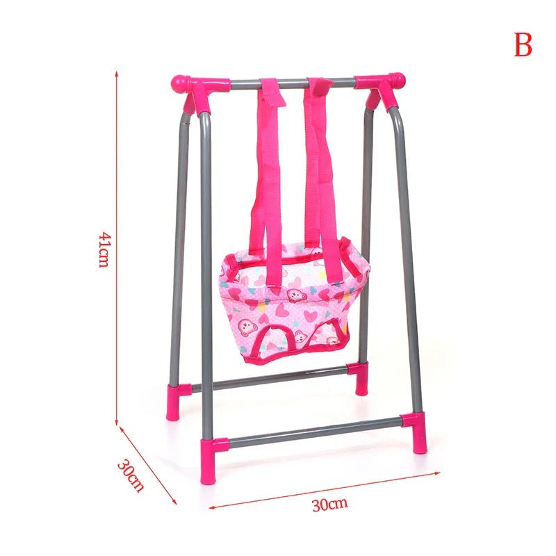 Doll House Accessories Rocking Chairs Swing Bed Dining