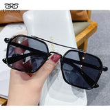 Umanco Trendy Double Beam Square Sunglasses For Men