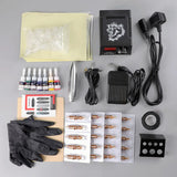 Professional Tattoo Machine Kit Tattoo Power Supply Rotary