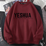 Yeshua Christian Jireh Sweatshirt Jehovah Jesus God Knitted