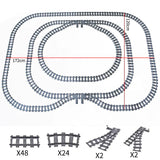 MOC Railway Track Train Tracks Straight Curved Soft
