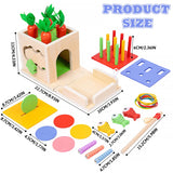 8 In 1 Montessori Permanence Box Carrots Toys