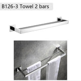 Mirror Chrome Polished Bathroom Hardware Stainless Steel Towel