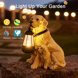 Solar Simulation Animal Light Outdoor Waterproof Resin Dog