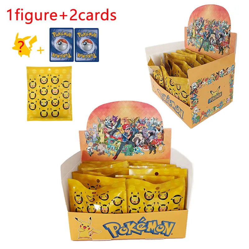 Anime Pokemon Figures Blind Box Pikachu Figurine with