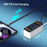 ASOMETECH 60W Quick Charge QC 3.0 4.0 USB
