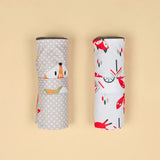 HappyFlute 2Pcs/sets Bamboo Charcoal Changing Mat Waterproof Portable