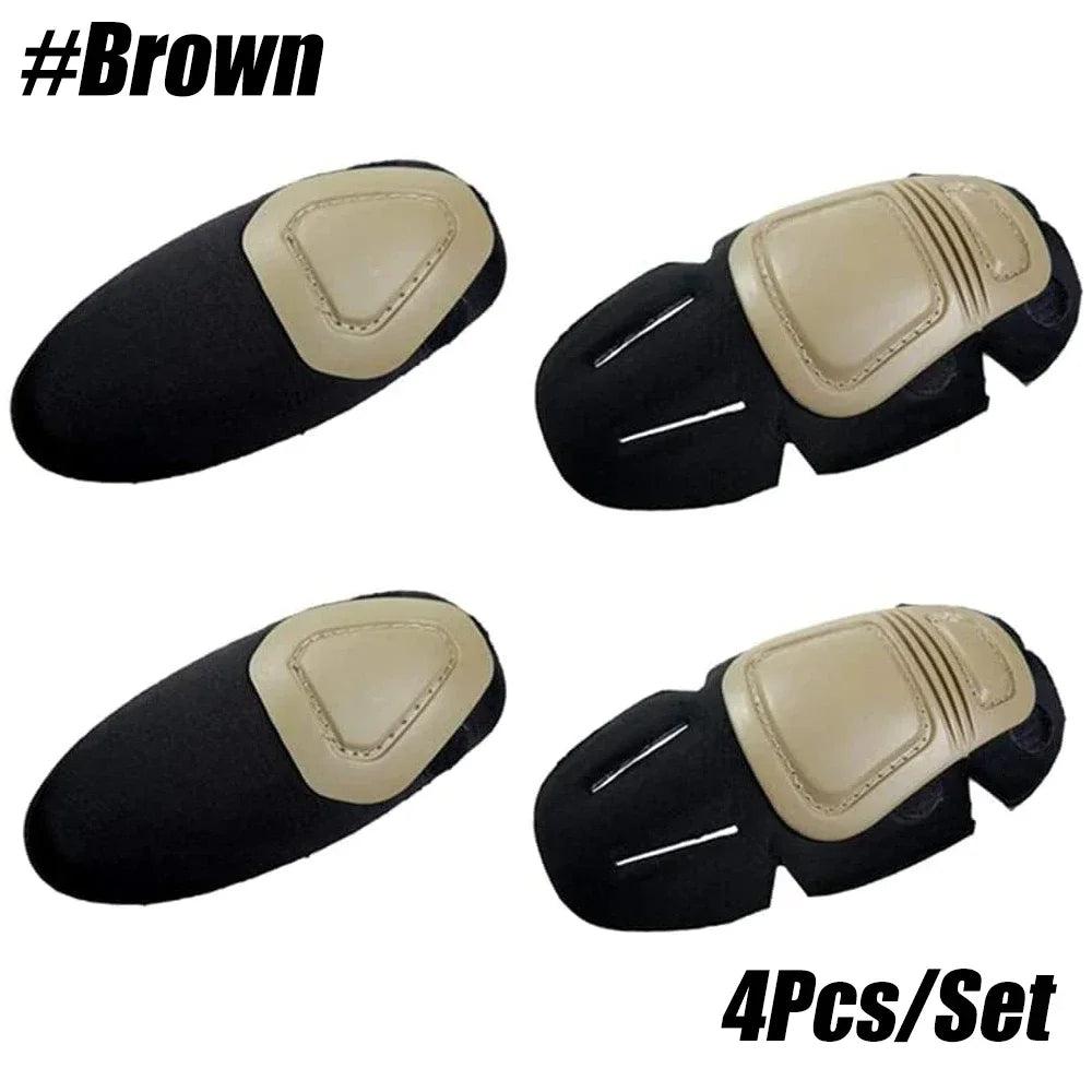 4Pcs/Set Military Tactical Knee Pads Elbow Pads Set