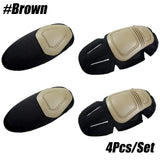 4Pcs/Set Military Tactical Knee Pads Elbow Pads Set
