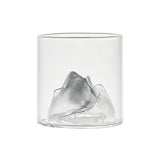 Japanese Whisky Glass Cup 3D Mountain Water Glass