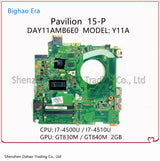 DAY11AMB6E0 Y11A For HP Pavilion 15-P Laptop Motherboard