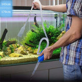 Aquarium Siphon Fish Tank Syphon Vacuum Cleaner Pump