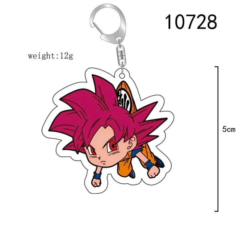 Anime TV Dragon Z Super Saiyan Acrylic Pendant