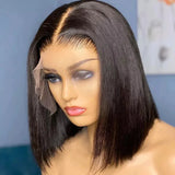 13x4 HD Lace Frontal Wigs Straight Short Bob