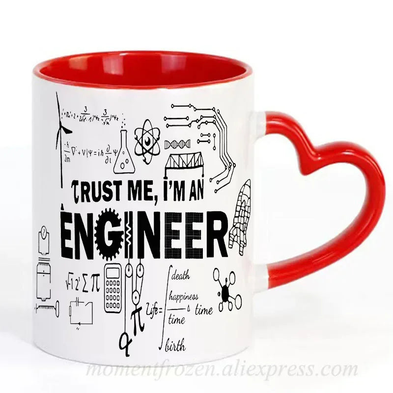 Engineer Cups Mechanic Coffee Mugs Scientific Technical Office