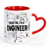 Engineer Cups Mechanic Coffee Mugs Scientific Technical Office