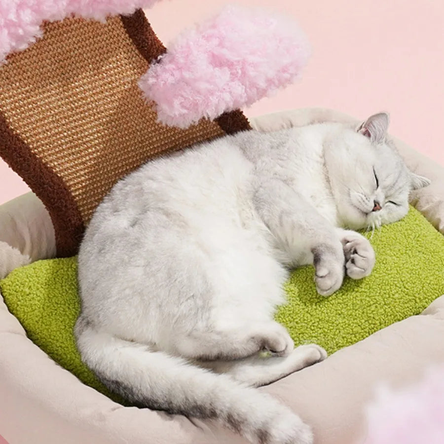 Tree Style Sleeping Habitats Cat Bed Kittens Washable