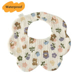 New Thickened 7 Layers Cotton Waterproof Baby Bibs