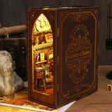 DIY miniature doll house book corner set 3D