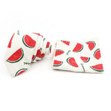Men Linen Plant Ainmal Ties Set Pocket Handkerchief