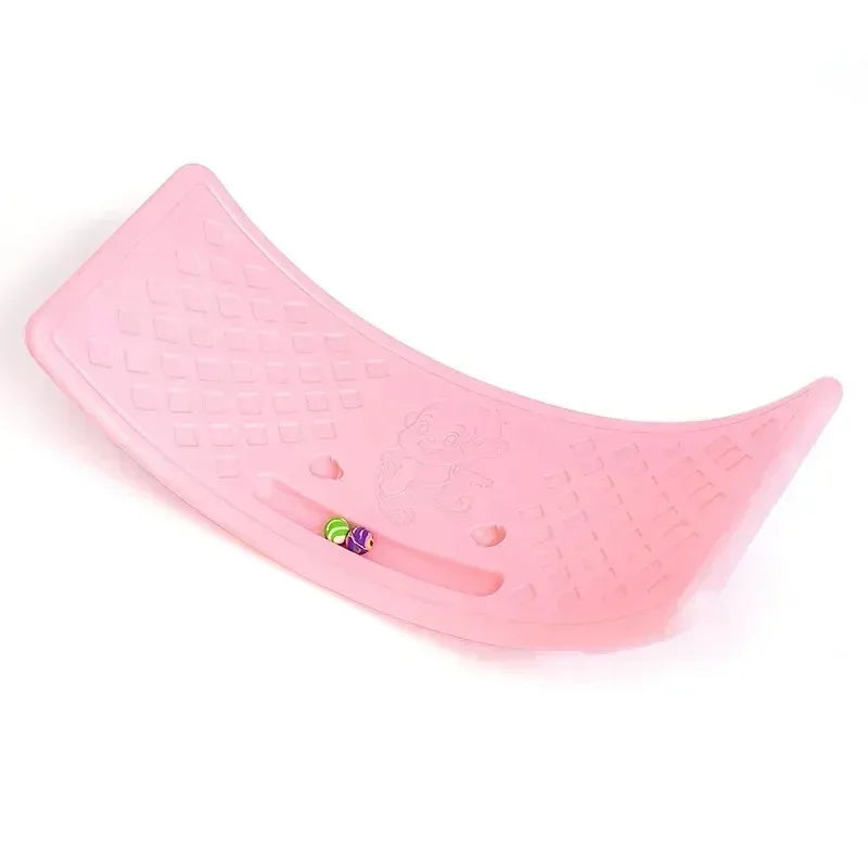 Twisting Balance Board Balancing for Abdominal Leg Wobble