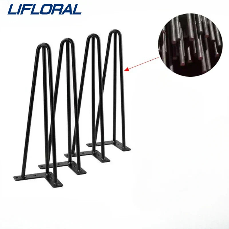 4Pcs 10cm Metal Table Legs Hairpin Furniture Legs
