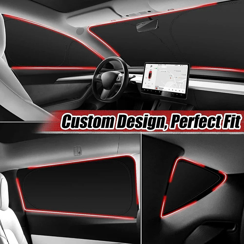 Car Side Window Sunshade Front Rear Windshield Privacy