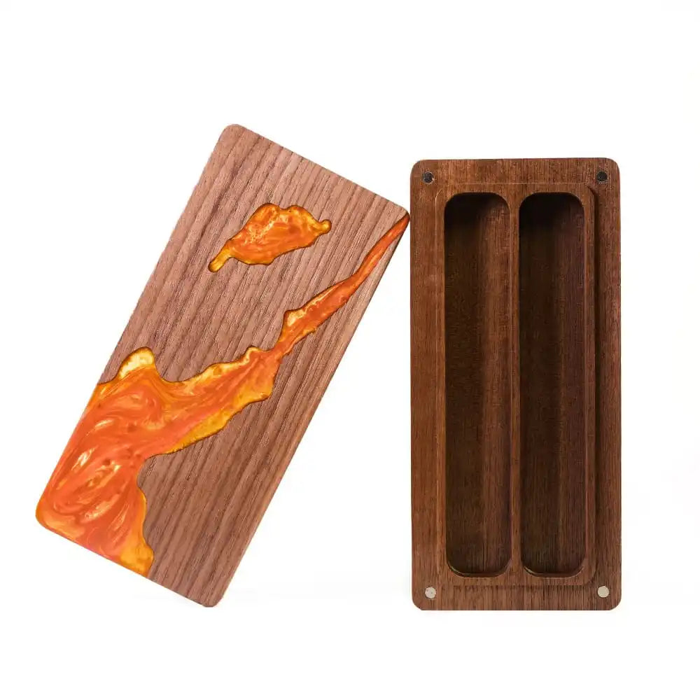 Wooden Dice Storage Box, Rectangle Dice Case, High