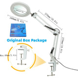 72LED 10X NEW Illuminated Magnifier USB 3 Colors