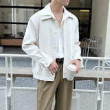 Spring and Autumn new men's casual lapel jacket