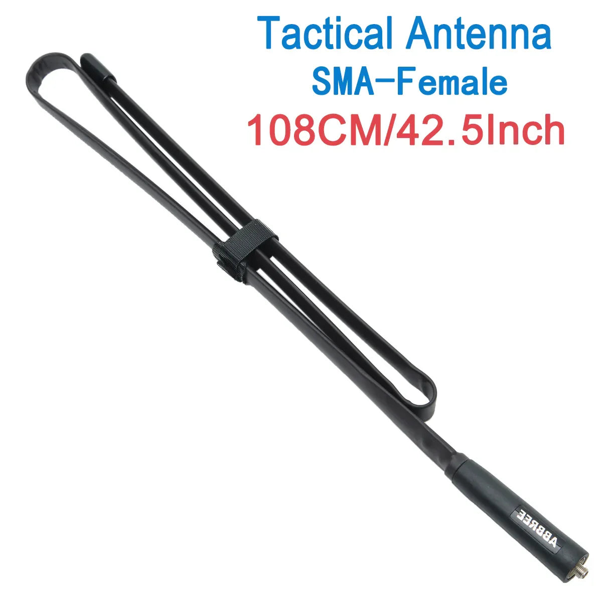 ABBREE CS Tactical Antenna SMA-Female Dual Band VHF