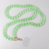 FishSheep 12 Colors Frosted Acrylic Chain Crossbody Phone