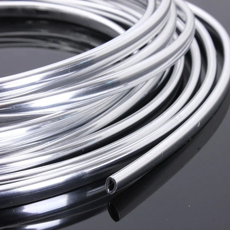 6M Car Door Chrome Moulding Trim Strip Edge