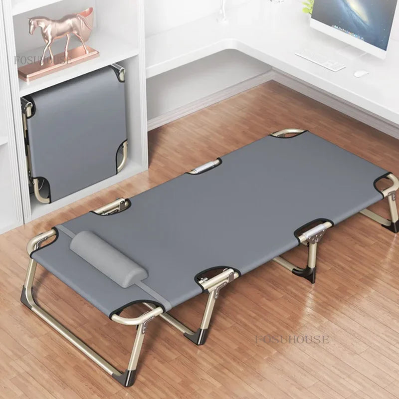 Folding Beds Portable Single Office Bed Sleeping Marching