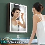 KWW 20 x 28 Inch LED Lighted Bathroom