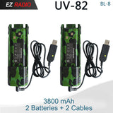 Baofeng UV 82 Battery BL-8 Walkie Talkies Ham