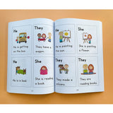 240P kids Alphabet Sentence books In English Practice