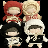 20CM Doll Clothes Ox Horn Sweather Color Match