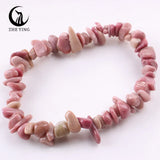 Stretch Natural 5-8mm Chips Bead Bracelet Healing Crystal