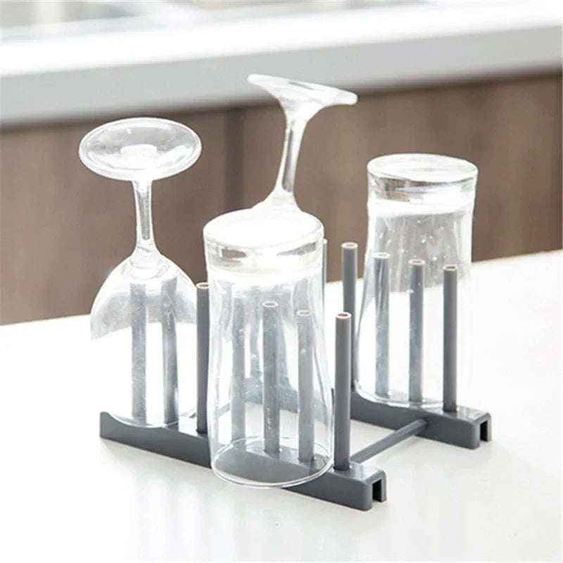 Household Plastic Bowl and Dish Rack Kitchen Supplies