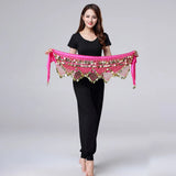 1Pc Belly Dance Waist Chain – 5-Layer Gold Coin Hip Scarf