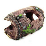 Aquarium Artificial Barrel Cave Resin Ornaments Decorations Landscaping