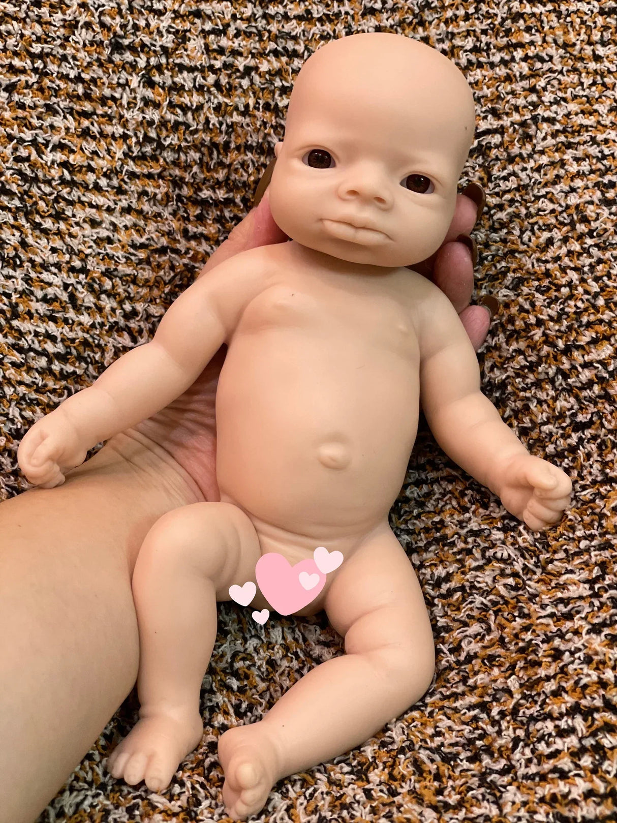 8 styles/28cm Cuddly Unpaint Solid Silicone Bebe Reborn