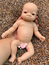 8 styles/28cm Cuddly Unpaint Solid Silicone Bebe Reborn