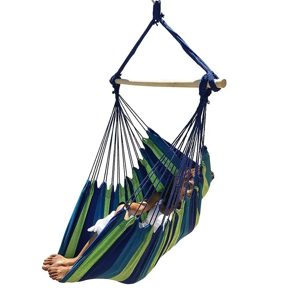 Canvas Hammock Chair Swing Indoor Garden Sports Home