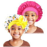 2PCS/LOT Solid Color Nightcap For Kids Wide Edge