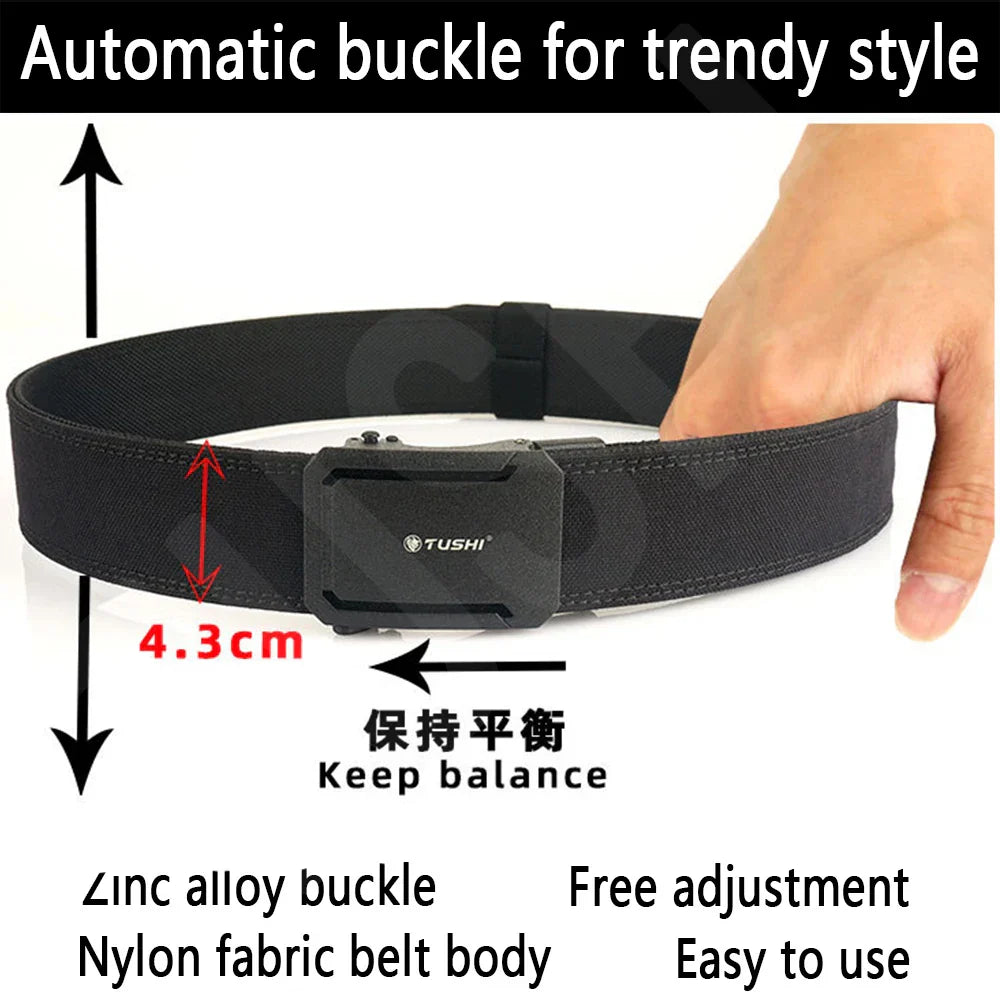 TUSHI 1.7 inch Army Tactical Belt Quick Release